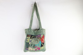 Vintage 90s Streetwear Faded Acid Wash Embroidered Owl Nature Handled To... - $49.45