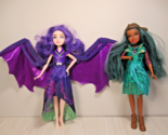Disney Descendants 2 Singing Uma Dragon Queen Mal Fashion Doll set lot - $19.79