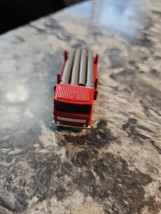 Vintage Matchbox No. 10 Red Pipe Truck with Load Lesney England - $11.88