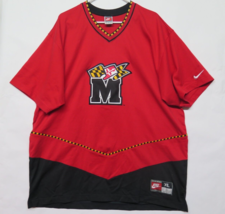 VTG Nike Team Maryland Terrapins Basketball Warm Up Shirt Jersey Sz XL XXL Terps - £56.00 GBP