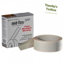 Strait-Flex Mid Flex 300 3&quot; X 100&#39; Drywall Tape (Single roll or bulk pack) - £39.86 GBP+