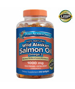 Pure Alaska Omega Wild Salmon Oil 2000 mg., 210 Softgels - £24.36 GBP
