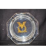 Vintage Golden Eagle w Wreath Glass Ashtray Advertising Tobacciana Smoki... - £7.88 GBP
