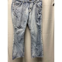 Buffalo David Bitton Men&#39;s Blue Jeans Straight Size 36x30 SKU 4276 - $24.25