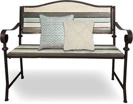 The Item 914811 Is A 45-Inch Patio, Garden, Porch Bench, Cast Iron Love Seat, - $182.93