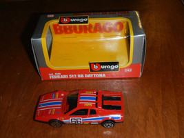 Toy Car Model Burago Ferrari 512 Bb Daytona 1/43 Scale 4106 - £6.30 GBP