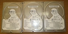 Lot of 3 - HP D5039-60001 18.2GB SCSI Drives - £23.33 GBP