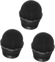 The Milisten 3Pcs Mesh Mic Head Wireless Cover Grille Steel Windscreens - £26.28 GBP