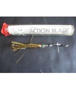 VINTAGE THE ORIGINAL ACTION BLADE 4&quot; TINSEL LURE TROLLING #405001 W/BOX VGC - $8.42