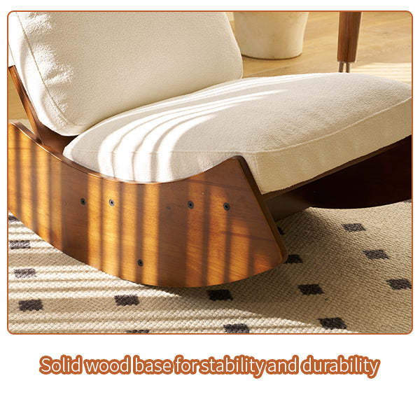 Comfortable Glider Rocking Chair | Solid Wood Frame Item image 7