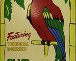Club Key Largo Bird Tropical Island Paradise Vintage Metal Sign - £20.95 GBP