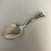 Sterling Silver Art Deco Baby Spoon by Web 3.75” FREE SHIPPING - $29.65