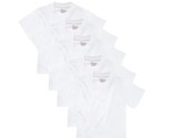 Hanes Toddler Boys&#39; Tagless White Comfort Soft T-Shirts, Pack of 5, Size... - £11.75 GBP