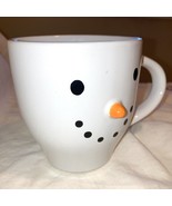Mug Coffee Or Cocoa Snowman  LARGE with carrot nose CHRISTMAS - $232.20 MXN