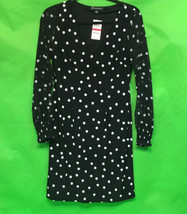 INC Smocked Dot-Print Dress - £21.89 GBP