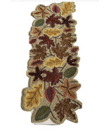 New Nicole Miller Fall Beaded Table Runner Autumn Leaves Thanksgiving New - $844.96 MXN