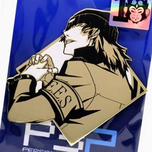 Persona 3 Portable FES Reload Shinjiro Aragaki LE Golden Enamel Pin Figure - £9.47 GBP