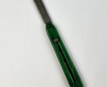 Vintage Green Swirled Handle Retractable Sliding Knife / Box Cutter USA ... - $34.64