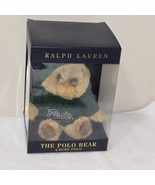 Polo Ralph Lauren 2021 The POLO BEAR TEDDY Green Sweater &amp; Beanie Cap Ha... - $50.86 CAD