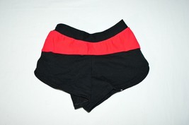 Pizzazz Red Black Cheer Athletic Shorts Elastic Waist Size Youth Medium - $12.73