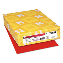 Astrobrights 22551 8.5 in. x 11 in. Color Paper - Re-Entry Red (500/Ream... - $38.99
