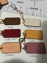 COACH Bag Hang Tag / Key Chain / authentic 2.25 *1 in  Aprox pick one - £17.45 GBP+