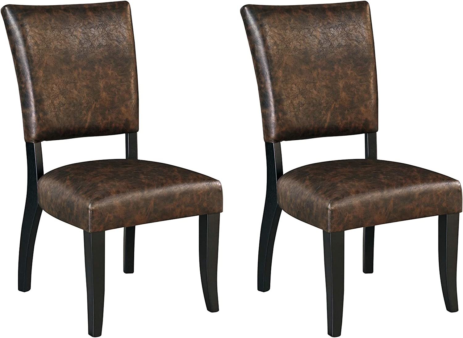 Primary image for Signature Design by Ashley Sommerford Urban Farmhouse Faux Leather, Dark Brown