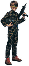 G.I. Soldier Child Large Costume Military Camouflage - £28.39 GBP