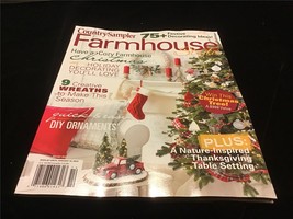 Country Sampler Farmhouse Magazine Winter 2021 Cozy Christmas, DIY Ornaments - £7.90 GBP