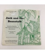 Scholastic Records Jack &amp; The Beanstalk 33 1/3 RPM Musical Story Vintage... - £13.20 GBP