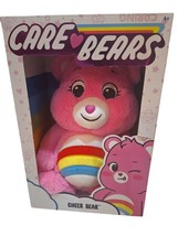 Care Bears 2021 14&quot; CHEER BEAR 14&quot; Pink Plush Bear - Here to Cheer - NEW - $21.51