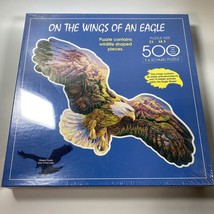 FX Schmid On The Wings Of An Eagle 500 Piece Puzzle Jigsaw 3ft Long! NEW - $11.20