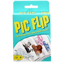 Mattel Games Pic Flip Card Game flip through your cards to find a match original - $12.99