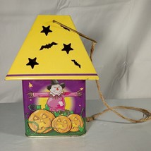 Halloween Tin Lantern Scarecrow Candle Holder Hanging - Tin Box Company - £10.63 GBP