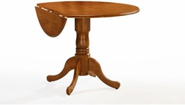 International Concepts 42-Inch Round Dual Drop Leaf Ped Table, Oak - £198.21 GBP