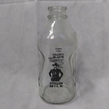 O&#39;Fallon Milk Hopalong Cassidy Milk Bottle 1/2 Gallon Glass - £25.92 GBP