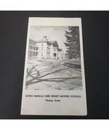 Pamphlet Iowa Braille And Sight Saving School Vinton Iowa - £5.30 GBP