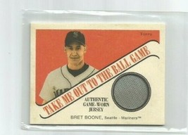 Bret Boone (Seattle) 2004 Topps Cracker Jack Take Me Out Relic Card #TB-BB2 - £3.90 GBP