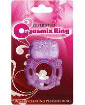 Super Stud Orgasmix Ring Pleasure Ring 3 Speed Purple - $14.13