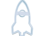 6x Rocket Space Fondant Cutter Cupcake Topper 1.75 IN USA FD639 - $7.99
