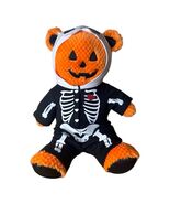 BAB Build A Bear Halloween Pumpkin Jack O Lantern Plush Stuff Animal Ske... - $922.57 MXN