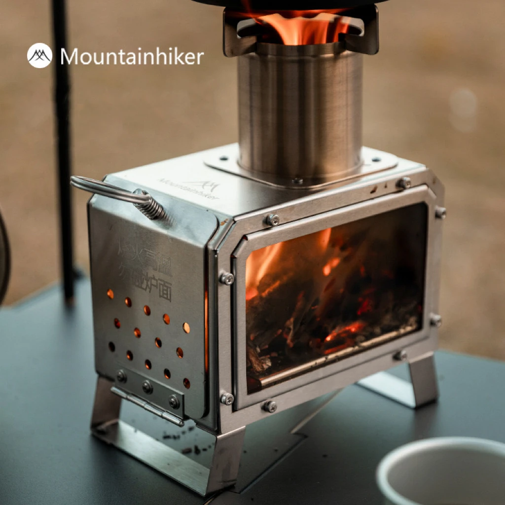 Outdoor Camping Wood Stove Portable Tabletop Heating Stove Mountainhiker 201 - £180.25 GBP