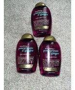 OGX Pomegranate &amp; Ginger Detoxifying Shampoo 13 oz Lot Of 3 New - £80.21 GBP