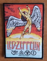LED ZEPPELIN ORIGINAL LIC. STAIRWAY TO HEAVEN EX. LARGE IRON ON OR SEW O... - £22.13 GBP