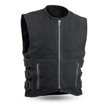 Men Knox Textile SWAT Style Adjustable Conceal Carry Motorcycle Vest by FirstMFG - £62.64 GBP