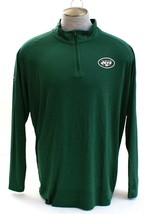 Under Armour NFL Combine Green NY Jets 1/4 Zip Long Sleeve Shirt Men&#39;s NWT - £47.20 GBP
