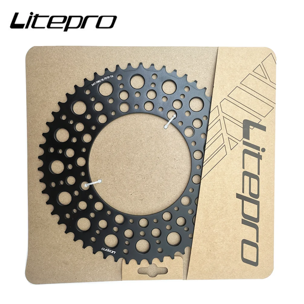 Sporting Litepro Starry Sky Chainring 54T 56T 58T Crankset Folding Bicycle Alloy - £47.69 GBP