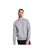 VRST Men&#39;s Pinnacle Fleece Crew Sweatshirt Gray Size XL Chest Pocket Active - $730.79 MXN