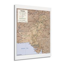 HISTORIX 2009 Pakistan Map Poster - 18x24 Inch Map of Pakistan - Islamic... - $39.99+