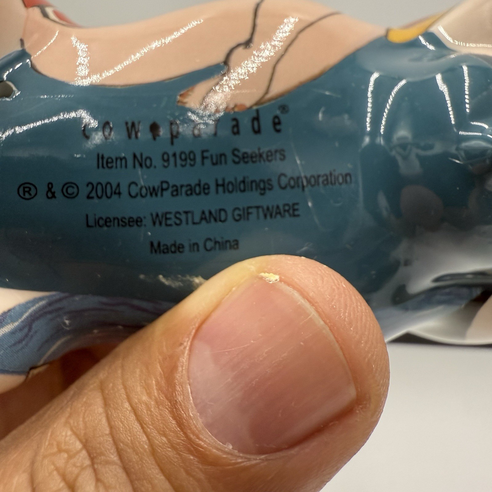 Cow Parade Westland Fun Seeker Cow Figurine By Janice Joplin Ceramic Giftware Item image 4